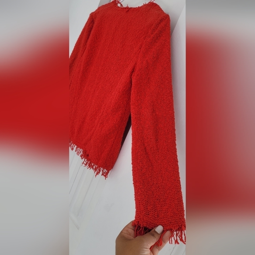 IRO Red Tweed Jacket - Picture 9 of 9